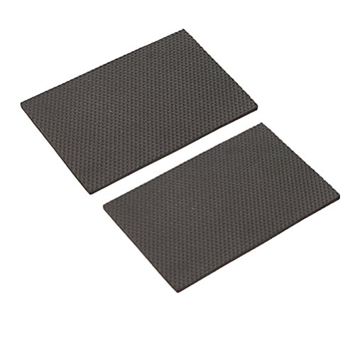 VORCOOL Feltrini per mobili protezione pavimento autoadesivo ritagliabile per sedie 15,5 x 9,8 cm 2 pezzi (nero)