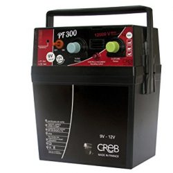 Creb PF300 – Elettrificatore Portatile 240mJ, in plastica, 22 x 30 cm, Colore Nero/Rosso