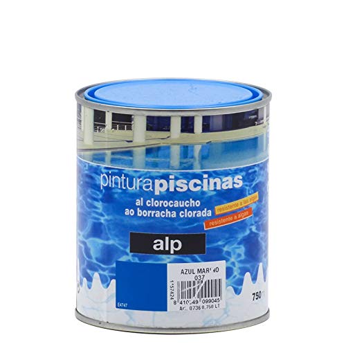 Vernice Piscina al clorocaucho Alp – 750 ml, Blu Medio