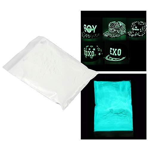 Brrnoo Polvere Fluorescente, 3 * 100 g Pigmenti luminescenti Professionali Colore Fosforescente Fotoluminescenza Alluminio Non tossico Alluminio Stronzio Luci al Neon Notti di pigmento Scuro (03)