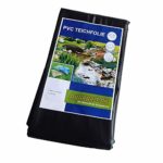 Alta Qualità PVC Pellicola Stagno 0,5mm Forza 9 M x 6 i Pesce e Pflanzenfreundlich, UV Resistente Alle Intemperie Laghetto Balneabile da Giardino Teichplane Nero Aquagart Garten- Und Accessori