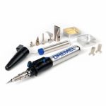 Dremel Versatip 2000 Mini Saldatore a Butano, Tempo Massimo di Combustione 90 Minuti, 6 Accessori per Saldare, Pirografare e Tagliare a Caldo