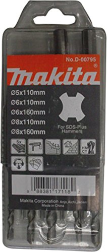 Makita D-00795 – Punte per trapano SDS-Plus Standmak