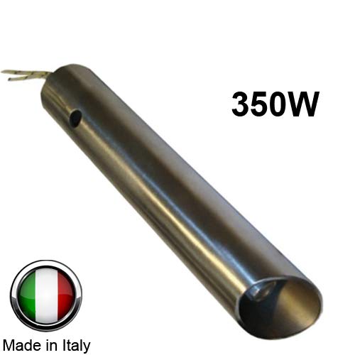 CANDELETTA ACCENSIONE PER STUFA A PELLET 350W 120MM 130MM; DIAMETRO 16MM/25MM; FERROLI ANSELMO COLA