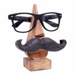 Quirky Handmade gMoustache tema gWooden Spectacle Holder stand