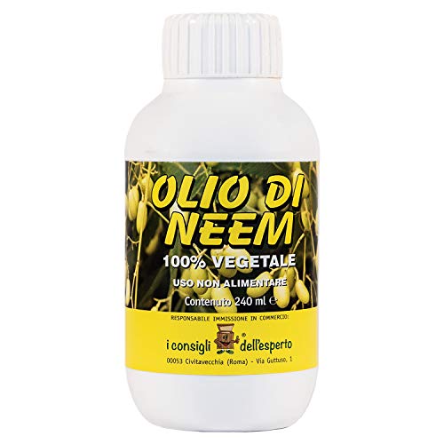 i Consigli dell’Esperto Olio di NEEM ad Uso Non Alimentare, Flacone 240 ml