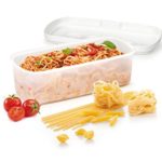 Tescoma 705026 Purity Microwave Cuoci Pasta, Plastica, Bianco, 33.29 x 14.4 x 10.5 cm