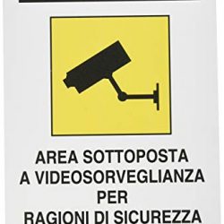 PUBBLICENTRO Cartelli segnaletici in alluminio Pubblicentro – area videosorvegliata -04104310ALB0300X0200