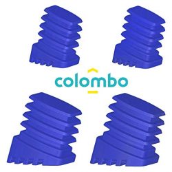 Colombo Kit Piedini di Ricambio per Scala, Blu, 4 pezzi