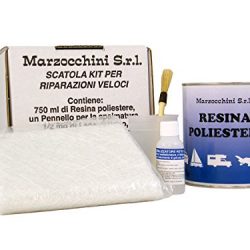 Kit vetroresina completo per riparazione veloce 750ml