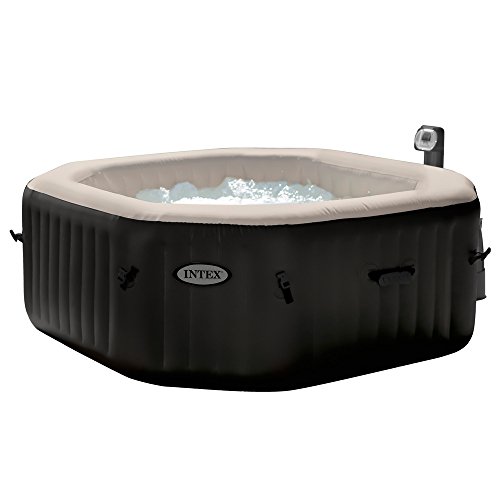 Intex 28454 PureSpa Bubble e Jet Massage Set Ottagonale con Pompa, Riscaldatore, Sistema Purificazione Acqua, 201 x 71 cm