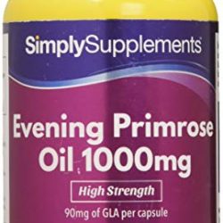 Olio Di Enotera 1000mg, 360 Capsule. Omega-6 GLA. Prodotto nel Regno Unito.