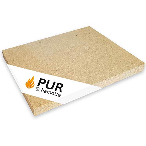 PUR Schamotte ® – Piastra in argilla refrattaria, 500 x 400 mm