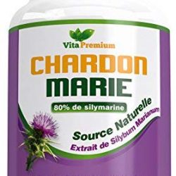 Cardo Mariano 1000 mg | 180 capsule vegane (6 mesi di fornitura) | Con un 80% di Silimarina e un 30% di Silibina, disintossica e protegge il fegato, migliora la digestione e riduce il mal di stomaco.