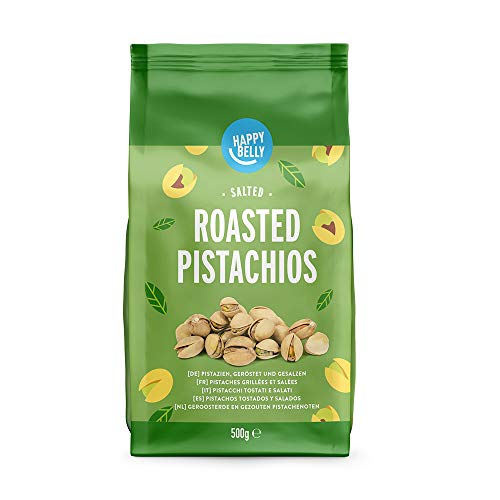 Marchio Amazon – Happy Belly Pistacchi tostati e salati 2x500g