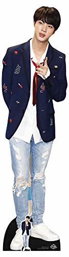 Star Cutouts CS748 Kim seok-jin Tie BTS Bangtan Boys life-size cartone cut-out, multicolore