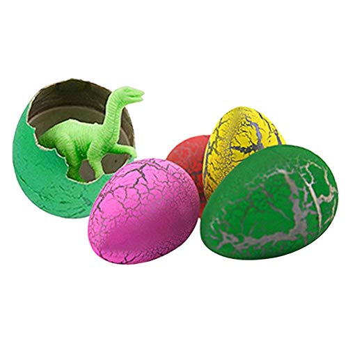 Reputedc Formato misto 12 uova da cova di dinosauro, giocattoli novità per bambini (scatola dei colori) 2