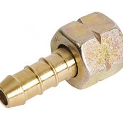 IGT con raccordo di tubo manicotto di serraggio tubo 1/4" sinistro, oro