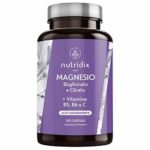 Magnesio+Vitamina B6 Bio-Attiva | 120 Capsule Magnesio Malato & Microincapsulato | Assorbimento Supremo a Bisglicinato (No Stearato & Citrato) | Alto Tenore (300mg Mag Elem/3xDì) | NUTRI&CO