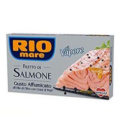 Rio mare – Filetto di Salmone all’Olio di Oliva, Cotto a vapore – 150 g