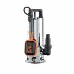 Black+Decker BXUP1100XDE Pompa Immersione per Acque Scure, Portata max. 16.500 l/h, Prevalenza max. 10.5 m, 1.100 W,  pressione di lavoro 1.05 bar