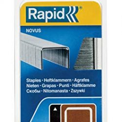 Rapid 5000557 No. 53F Graffe a Filo fine 10 mm, Acciaio