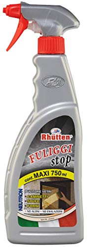 12PZ PULITORE PER VETRI RHUTTEN FULIGGI STOP RIMUOVE FACILMENTE FULIGGINE ML 750 2