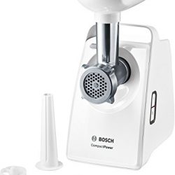 Bosch MFW3520W Tritacarne, 500 W, 0 Decibel, 5 velocità, Bianco