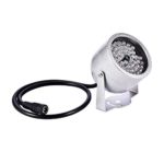 VBESTLIFE Illuminatore IR per videocamera, 48 LED per Visione Notturna a infrarossi Impermeabile per Telecamera CCTV di Sicurezza