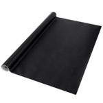 Eachgoo Carta Lavagna Adesiva Rimovibile Adesivi Memo da Parete Lavagna 44.5cm x 210cm con 5 Gessetti(Nera)