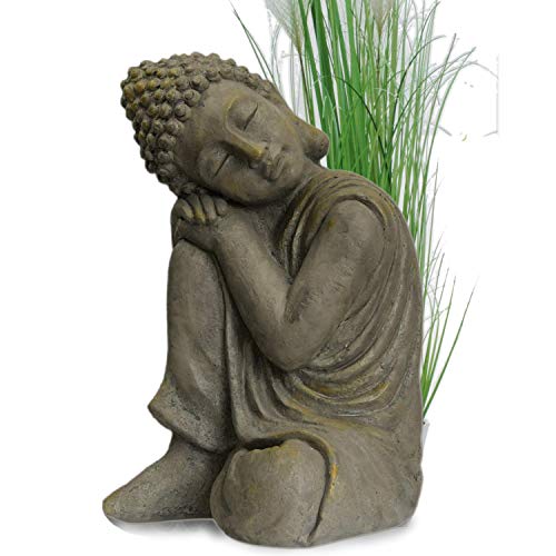 INtrenDU® Buddha Scultura Carattere Statua cm 43 Terrazza Giardino budda