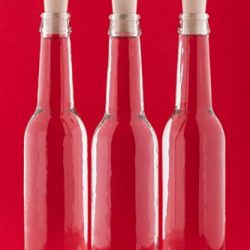 24 bottiglie di vetro 275ml Antico piccola bottiglia 0,275 litro l con tappi di slkfactory
