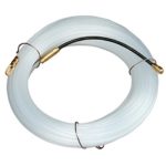 Electraline 61051 Sonda Tiracavi in Nylon, 15 m, Diametro 3 mm, Bianco