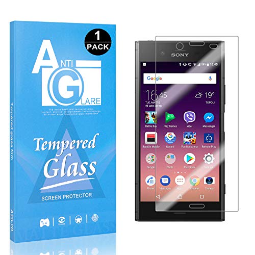 1 Pack Sony Xperia XZ1 Pellicole Protettive, SONWO 3D Full Coverage Vetro Temperato Screen Protector per Sony Xperia XZ1, 9H Durezza