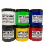 Hunt The Moon – Inchiostro per serigrafia a base d’acqua, kit di prova, 6 x 240 ml