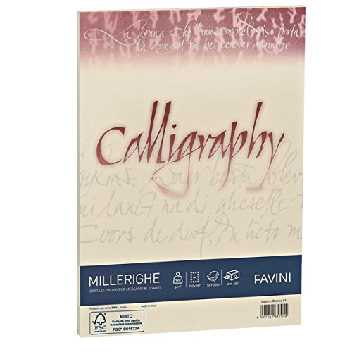 Favini A69Q324 Calligraphy Millerighe non- Rigato 2