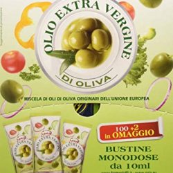 Gaia Ga25810 Olio Extra Vergine in Bustine Monodose – 102 Bustine da 10Ml