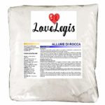 Allume di Rocca pietra – Solfato Doppio di Alluminio e Potassio – Dodecaidrato – Additivo per Gessi – Indurente – Antibatterico – Ignifugo – Mordente – Fissativo Cristalli – 1Kg – Idea Regalo Natale