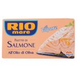 Rio Mare Filetto di Salmone al Naturale, Cotto a Vapore – 150 gr