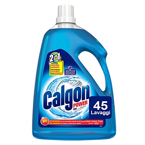 Calgon Gel 2 in 1 Anticalcare, 2.25 Litri, 45 Lavaggi