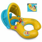 Qilerongrong Gonfiabile per madre e Bambini Baby Float Piscina Neonati 1-3 anni Presidenza molle di sicurezza del sedile