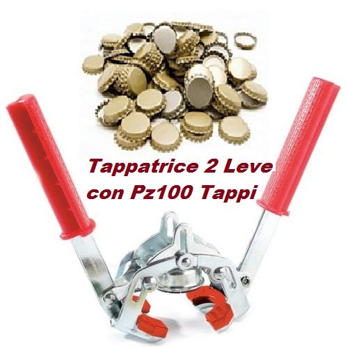 Tappatrice Per Tappi A Corona Rigamonti + 100 Tappi a Corona idonei alla bollitura 2