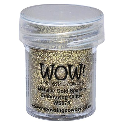 Wow Embossing Powder Wow. Polvere per goffratura, 15 ml, Metallic Gold Sparkle 2