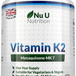 Vitamina K2 MK7 600mcg Alta Resistenza – La Purezza del Natto – Vitamin K Ottimizzata per l’Assorbimento – Fornitura per 3 Mesi – Supporta il Mantenimento di Ossa Normali – Vegan di NutriZing