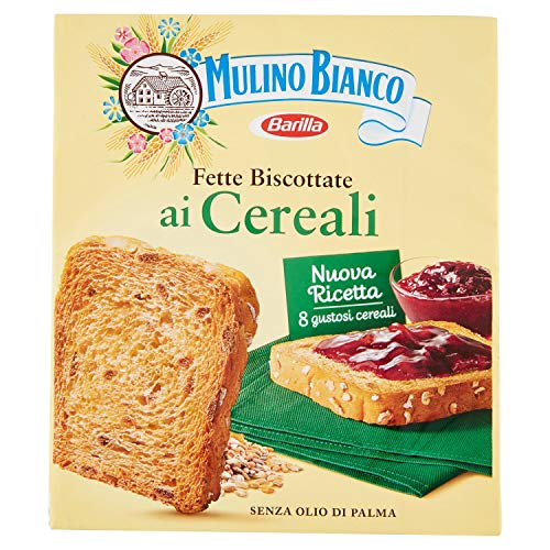 Mulino Bianco Fette Biscottate Le Cereali, Ottime per la Colazione – 315 g