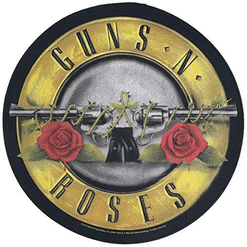 Guns N’ Roses Bullet Logo Toppa schiena multicolore