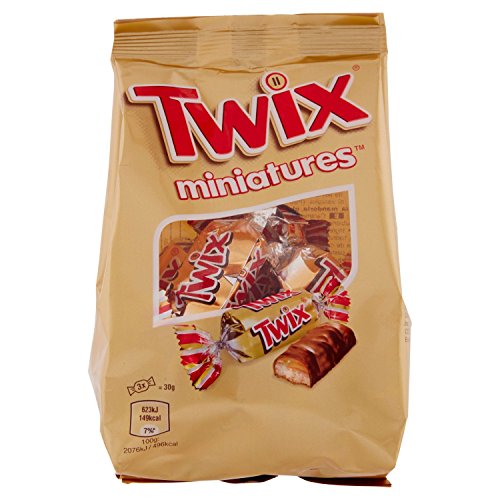 Mars Miniatures Cioccolato al Latte Ripieno con Caramella Mou e Malto – 130 g