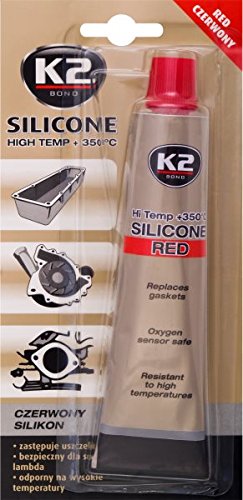 K2 silicone alta temperatura 350 °C rosso tubo 85 g