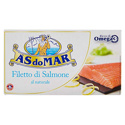 RIO MARE FILETTO DI SALMONE GRIGLIATO ALL’OLIO EXTRA VERGINE DI OLIVA 125 G