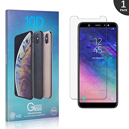 GIMTON Vetro Temperato per Samsung Galaxy A6 Plus, 0.33mm Ultra Sottile Pellicola Protettiva in Vetro Temperato, Facile da Pulire, 99% Clarity, 1 Pezzi